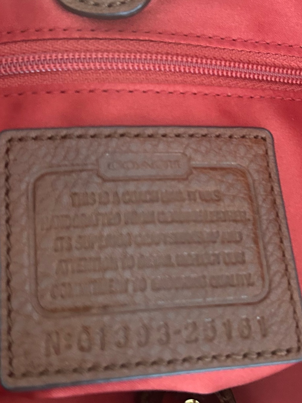Coach Brown Madison Kimberly Carryall Cognac Pebbled Leather Shoulder bag Tote - Picture 10 of 15